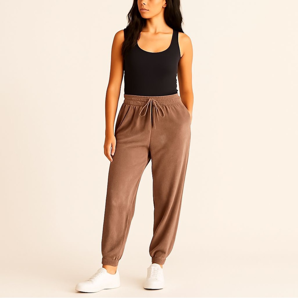 BKE Brown Tie-Dye Joggers, Size S, Women’s Casual Pants